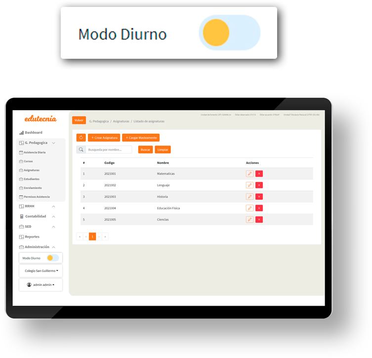Edutecnia en modo diurno